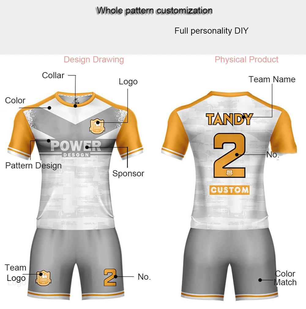 Wholesale Custom Football Jerseys Soccer Team Wear Men Soccer Shorts Uniforms Jersey Sports Soccer Wear