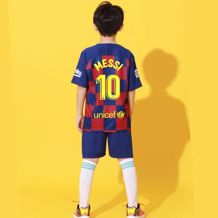 Kids Uniforms Children Cheap Soccer Team Jersey Uniforms Football Soccer Short Set Youth Training Sports Wear