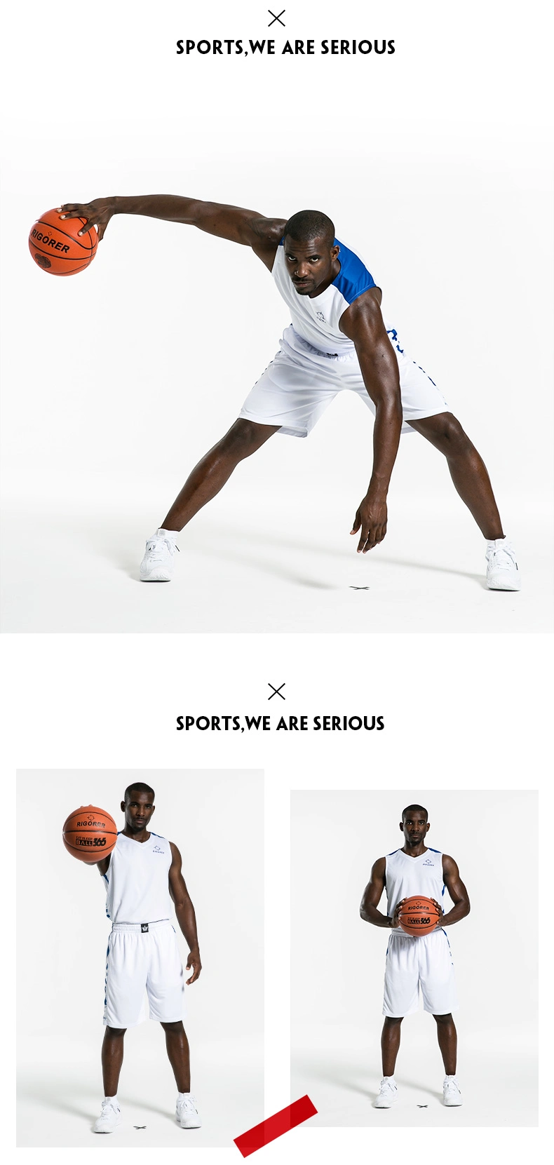 Quick-Dry Basketball Jersey for Sports Wear with SGS Quality Report