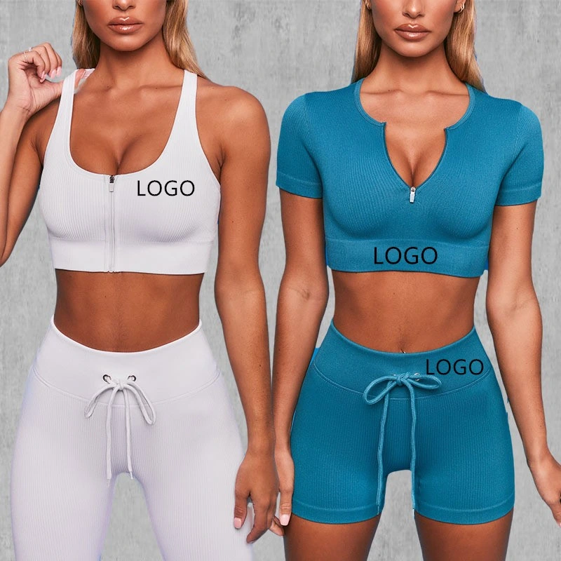 Women Sports Fitness Clothing Casual Sport Wear 2 Piece Workout Set Women Seamless Gym Wear