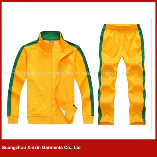 Abbigliamento sportivo personalizzato giallo a maniche corte ad asciugatura rapida per la squadra di calcio (T23)
