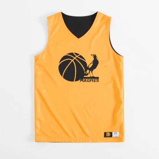 Maglia da basket economica con logo di design reversibile reversibile sublimato in bianco all'ingrosso più nuovo