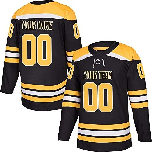 Maglia uniforme da hockey di Pittsburgh vuota cucita classica invernale personalizzata 2023