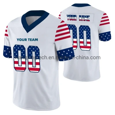 Maglia individuale bianca Independence Day Vapor Limited da football americano