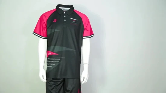 Nessun MOQ, design personalizzato, polo sportiva, polo da uomo