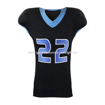 Maglia da football americano a maglia pesante 100% poliestere Uniformi personalizzate economiche Ragazzi che allenano maglie da football americano