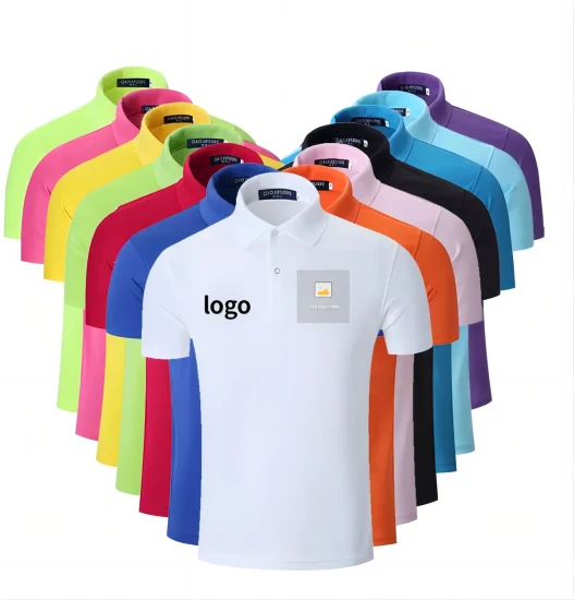 T-shirt sportiva da uomo polo sportiva tinta unita casual da esterno T-shirt sportiva da uomo traspirante