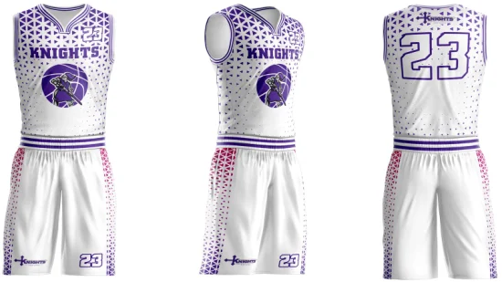 Abbigliamento da squadra Uniforme da allenamento personalizzata per basket ad asciugatura rapida